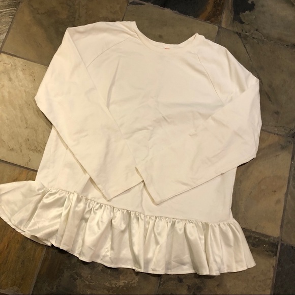 ASOS sweatshirt with bottom ruffle. EUC! - Picture 1 of 5